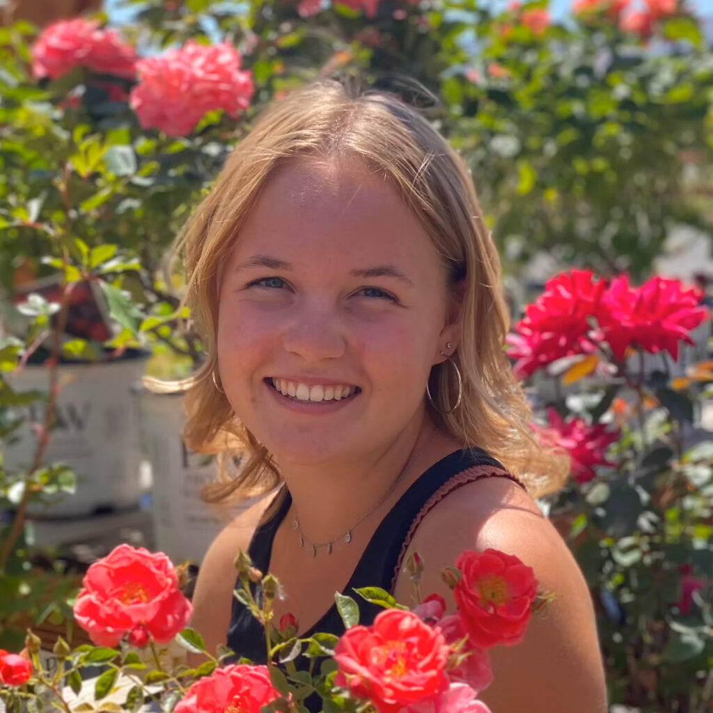 Hailey Robertson, dedicated Greenhouse Staff member at Loewen Greenhouses & Landscaping